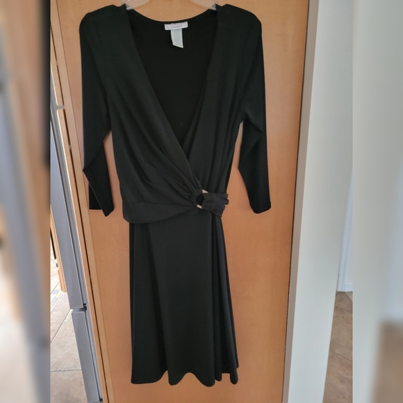 Dress Barn Wrap Dress Size 10/12 - Picture 1 of 3